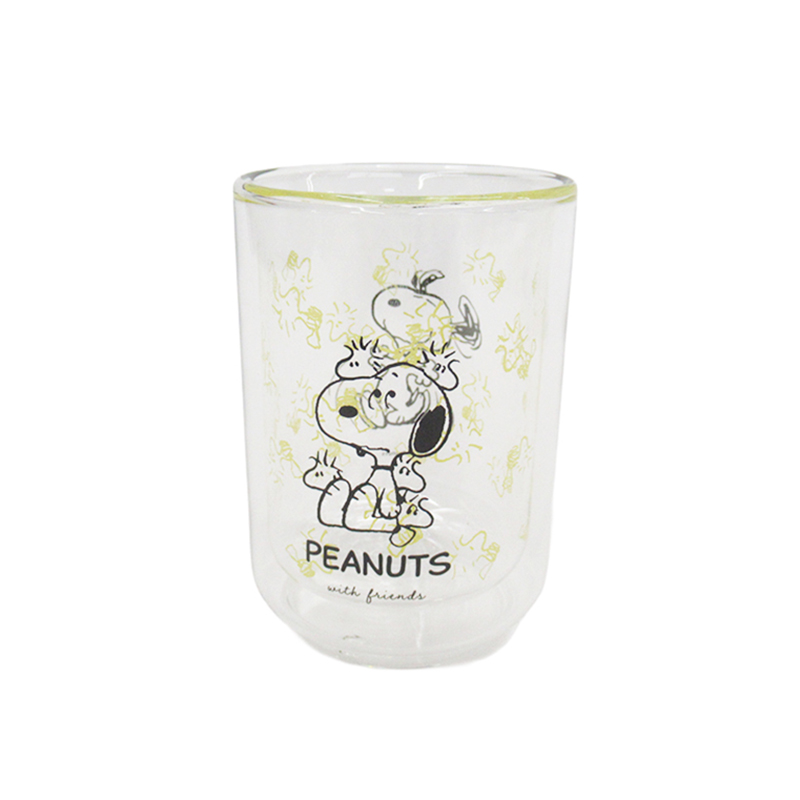 PEANUTS ダブルウォールフリーカップ YE